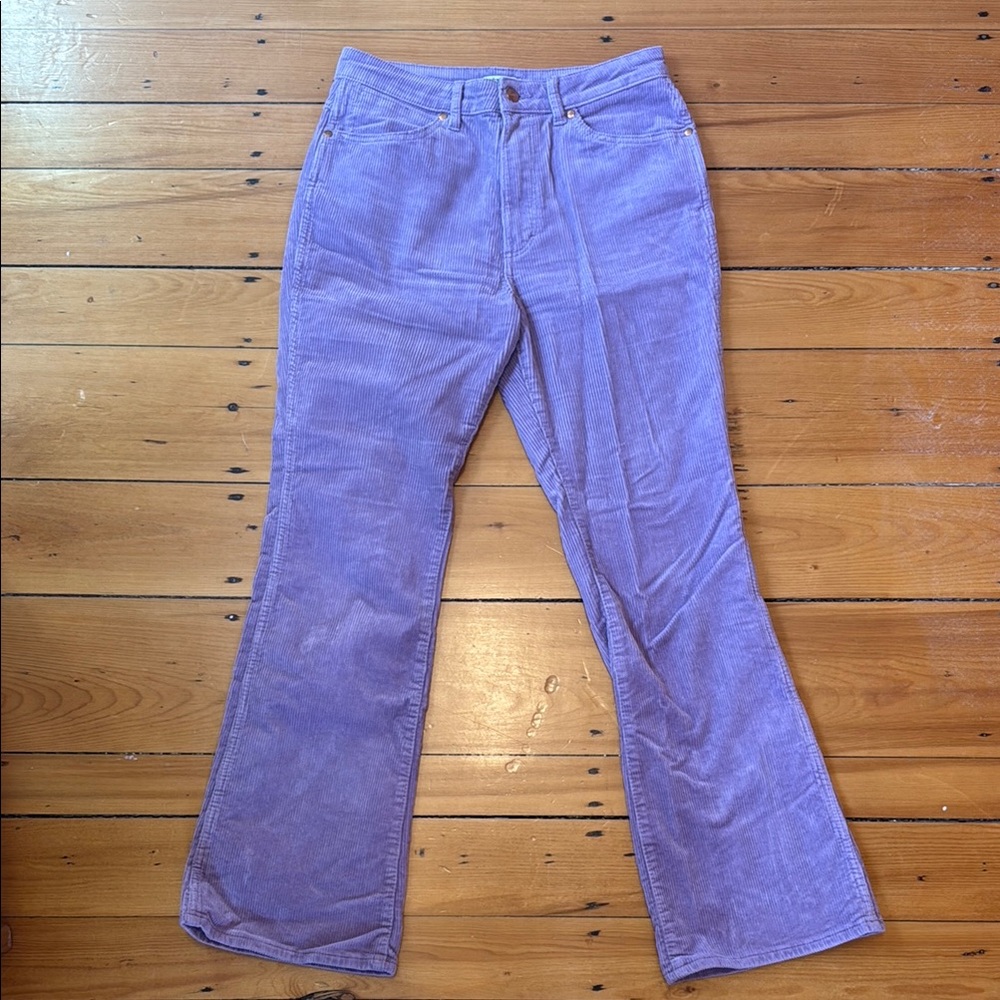 Wrangler Westward High Rise Boot Purple Corduroy Women's Jeans